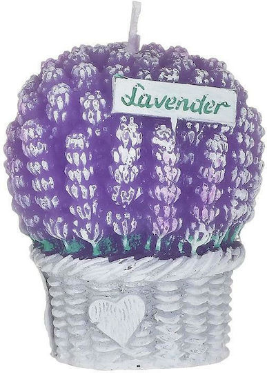 Inart Aromatic Candle in a Lavender Jar