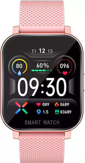 DAS.4 SL44 36mm Smartwatch mit Pulsmesser (Rosa)