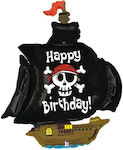 Μπαλόνι Πειρατικό Καράβι Happy Birthday Πολύχρωμο 116.8εκ