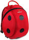 Littlelife L10239 Ladybird Toddler Πασχαλίτσα Σχολική Τσάντα Πλάτης Νηπιαγωγείου Κόκκινη