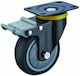 Chamsong Wheels TPR Ρόδα από Καουτσούκ με Φρένο 75mm