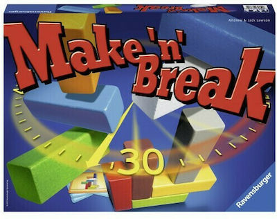 Ravensburger Joc de Masă Make 'n' Brake pentru 2-4 Jucători 8+ Ani