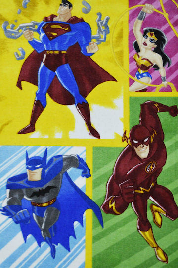 Sprintzio Justice League 6309 Παιδικό Χαλί Πολύχρωμο 133x200cm Πάχους 8mm