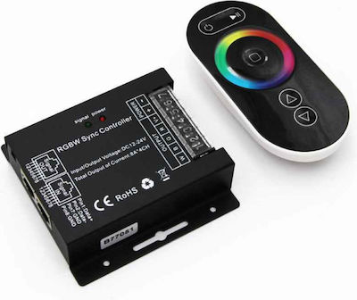 Adeleq Wireless Dimmer and Controller for RGB and RGBW Touch Controller RF With Remote Control 30-381224