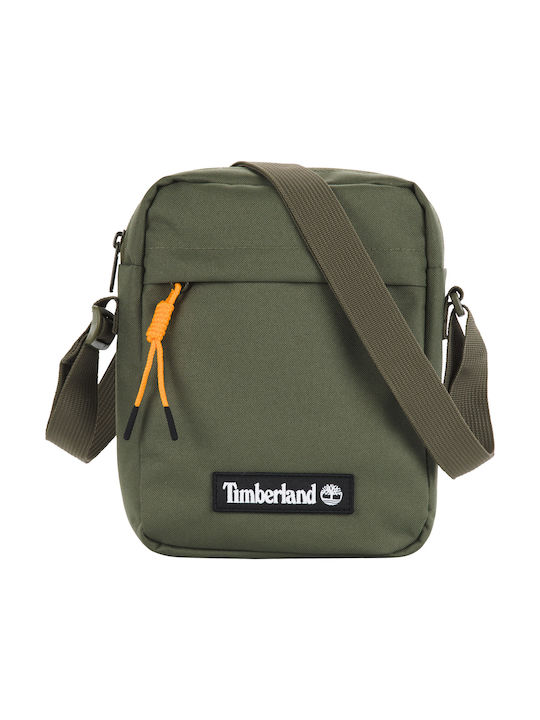 Timberland Ανδρική Τσάντα Ώμου / Χιαστί σε Χακί χρώμα