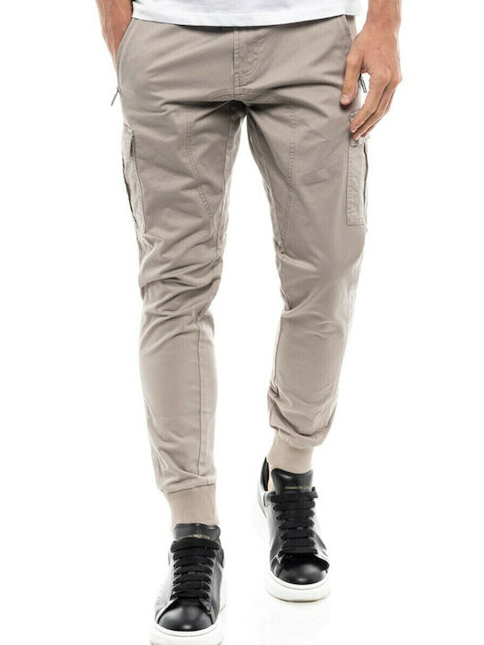Pantaloni Elastic Bej
