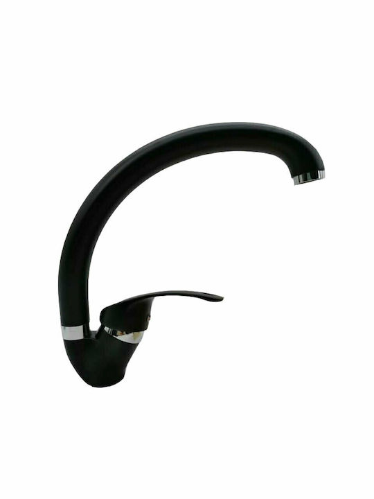 Poly-7 Kitchen Faucet Counter Black