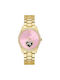 Guess Be Loved Uhr mit Gold Metallarmband