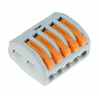 Wago 5 Way Terminal Connector for Electrical Wire (222-415)