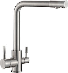 Barrier U-16 Silver Counter Kitchen Faucet Barrier U-16 Silver Counter Kitchen Faucet