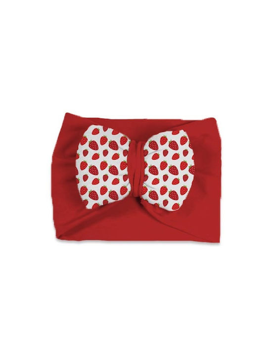 Handmade Open Doorbelt Red Bonjour Bebe "TOPENSUM0012"