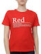 Only Women's T-shirt Fiery Red