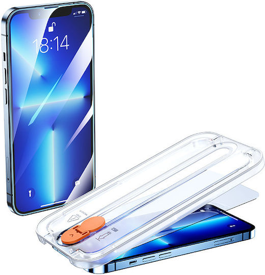 Joyroom Mounting Kit Tempered Glass (iPhone 16e / 14 / 13 / 13 Pro)