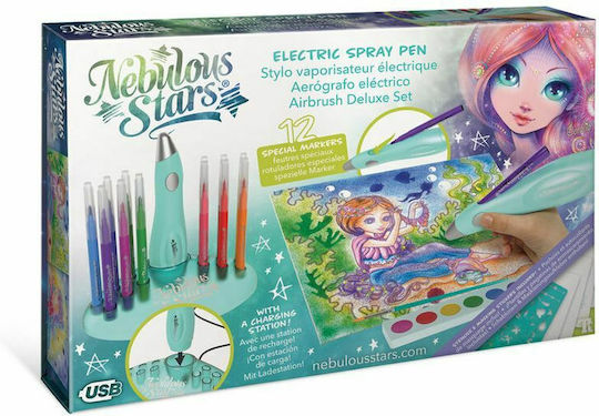 Nebulous Stars Ζωγραφική Deluxe Set Electric Spray Pen για Παιδιά 7+ Ετών