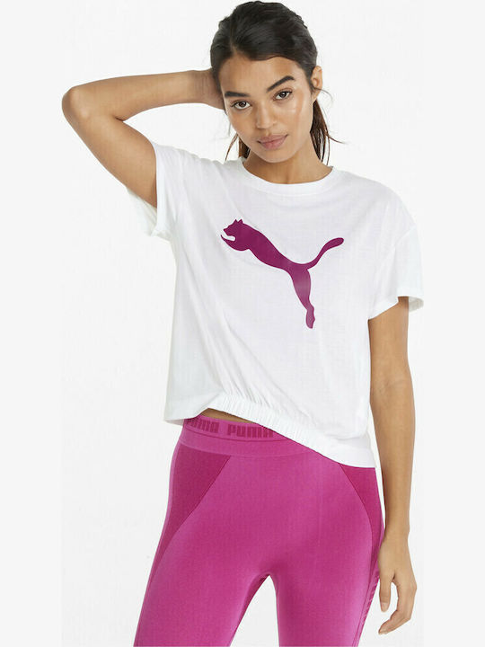 Modern Damen T-Shirt Weiß