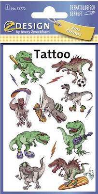 Avery Dino Kids Tattoos