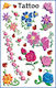 Avery Flowers Kinder Tattoos