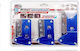 Set Pedale Antiderapant Autoturism Universal Albastru 3buc