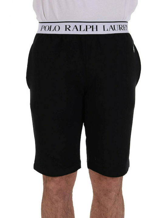 Ralph Lauren Men's Summer Cotton Pajama Bermuda Black