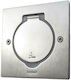 Legrand Mosaic Μετώπη Διακόπτη Φωτισμού σε Γκρι Χρώμα 89700