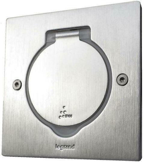 Legrand Mosaic Μετώπη Διακόπτη Φωτισμού σε Γκρι Χρώμα 89700