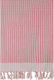 Kentia Zelda Beach Towel Pareo Pink with Fringe...