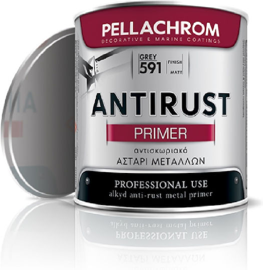 Pellachrom Antirust Primer Ship Primer Anti-corrosion Alkyd Primer for Metal 2.5L White