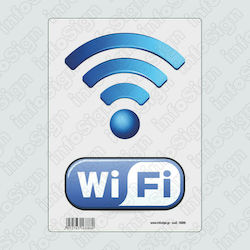 Infosign Sign Self-Adhesive "WiFi" 16886