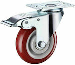 01748 Rotating Wheel with Brake 75mm