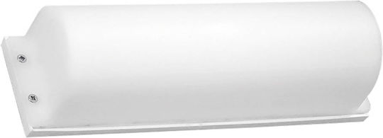 Heronia BATH-20A Modern Lamp Bathroom with Socket E27 White 24x9x7.9cm