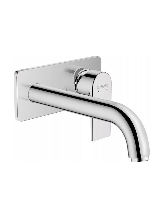 Hansgrohe Vernis Shape Built-in Mixer & Spout Set for for Bathroom Sink 1 Exit Silver