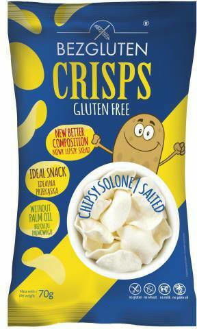 Bezgluten Chips με Αλάτι Χωρίς Γλουτένη 70gr