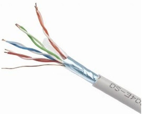 Gembird F/UTP Cat.5e (Gigabit) Καλώδιο Δικτύου Ethernet χωρίς ακροδέκτες 100m Γκρι