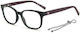 Damen Acetat Brillengestell Schwarz MMI 0105 DKH
