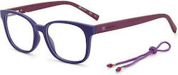 Missoni Damen Acetat Brillengestelle Lila MMI 0...