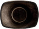 Bonna Punto Copper Dip Serving Bowl Oval made of Porcelain Black 7x9cm 24pcs