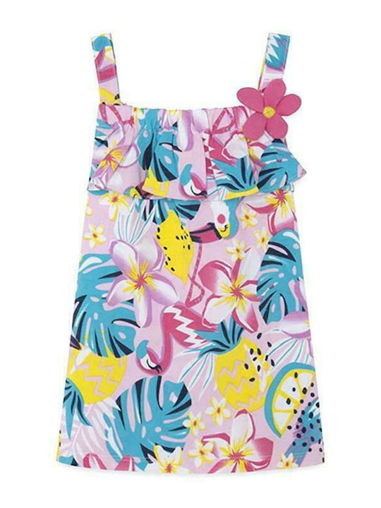 Rochie pentru Copii Fără mâneci Floral Multicolor
