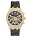 GC Watches Ανδρικό Ρολόι 44mm Χρονογράφος Μπαταρίας με Μαύρο Καουτσούκ Λουράκι