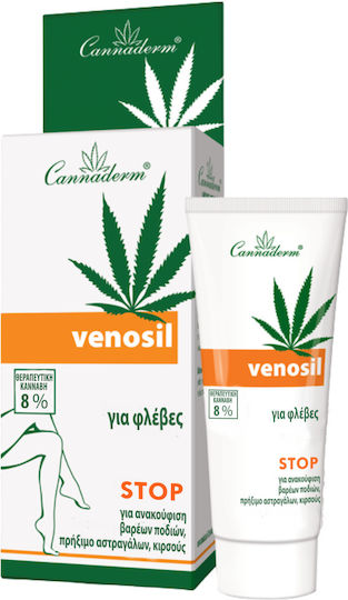 Cannaderm Venosil за вени Гел Канабис с 8% терапевтичен коноп 100мл