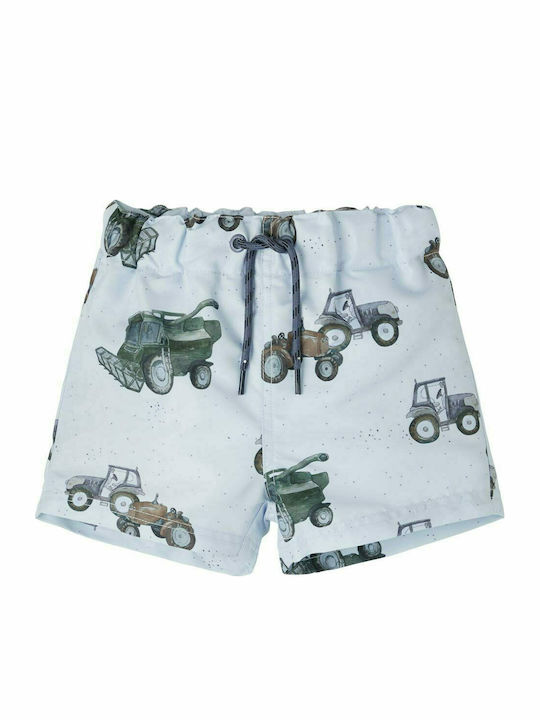 Name It Kinder Badeanzug Badeshorts Hellblau