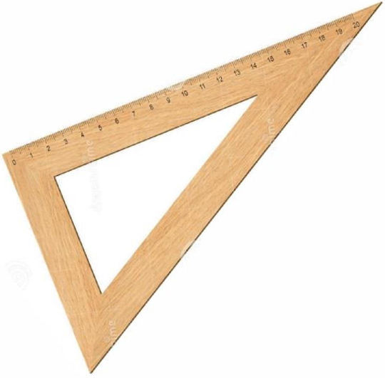 Geometric Triangle Wooden 20cm Modistrón