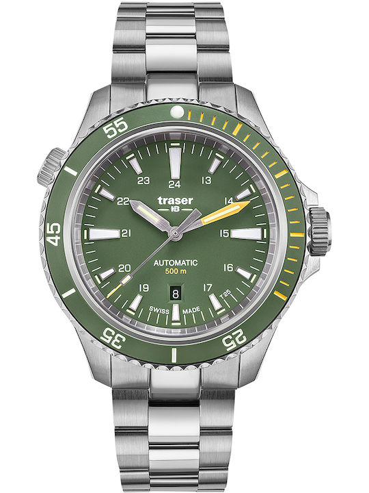 Traser Ceas Bărbați 46mm Cronograf Automat Cu B...