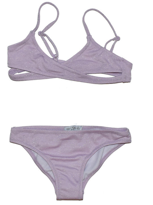 Losan Costum De Baie Pentru Copii Bikini Violet