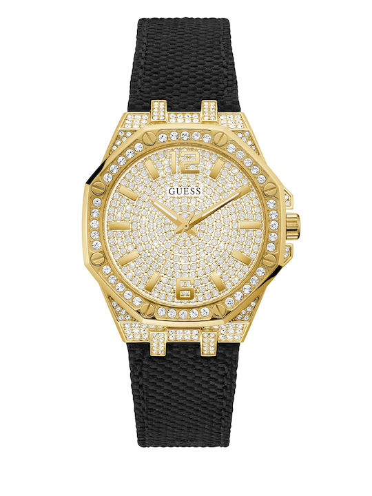 Guess Women's Watch with Black Fabric Strap
