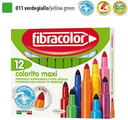 Fibracolor Colorito Maxi Πράσινοι Μαρκαδόροι Ζω...