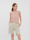 Vero Moda Women's Summer Blouse Sleeveless Pink