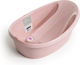 OK Baby Μπανιέρα Μωρού Onda 1 με Θερμόμετρο Pink