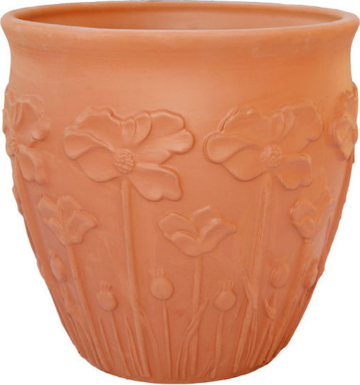 Ceramart Γλάστρα Πήλινη Καφέ 40x40x39εκ.