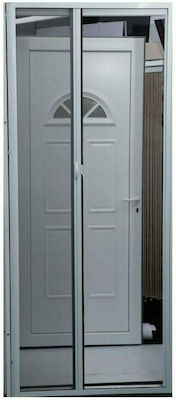 Aria Trade Σίτα Πόρτας Συρόμενη Γκρι από Fiberglass 230x140cm AT000773