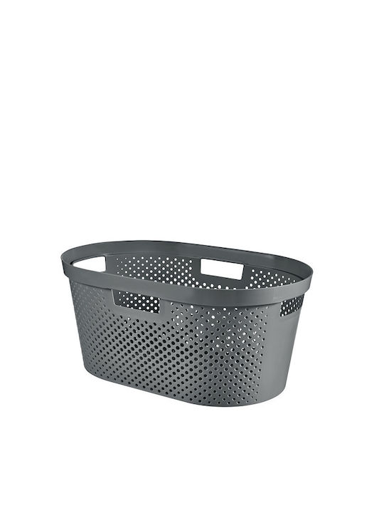 Curver Infinity Laundry Basket Plastic 59x38x27cm Gray